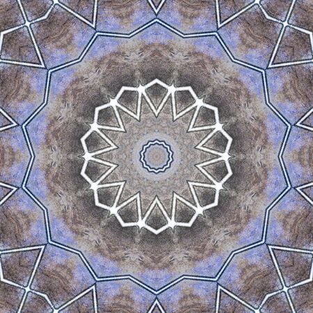 Abstract Colorful Painted Kaleidoscopic Graphic Background. Futuristic Psychedelic Hypnotic Backdrop...