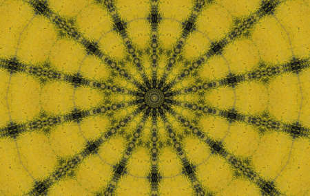 Abstract Colorful Painted Kaleidoscopic Graphic Background. Futuristic Psychedelic Hypnotic Backdrop Pattern With Texture. Folk Ethnic Floral Ornamental Mandala. Vintage Decorative Geometric Mosaicの写真素材