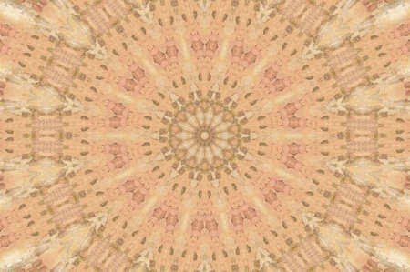 Abstract Colorful Painted Kaleidoscopic Graphic Background. Futuristic Psychedelic Hypnotic Backdrop Pattern With Texture. Folk Ethnic Floral Ornamental Mandala. Vintage Decorative Geometric Mosaicの写真素材