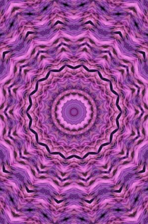 Abstract Colorful Painted Kaleidoscopic Graphic Background. Futuristic Psychedelic Hypnotic Backdrop Pattern With Texture. Folk Ethnic Floral Ornamental Mandala. Vintage Decorative Geometric Mosaicの写真素材