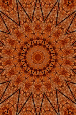 Abstract Colorful Painted Kaleidoscopic Graphic Background. Futuristic Psychedelic Hypnotic Backdrop Pattern With Texture. Folk Ethnic Floral Ornamental Mandala. Vintage Decorative Geometric Mosaicの写真素材