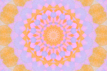 Abstract Colorful Painted Kaleidoscopic Graphic Background. Futuristic Psychedelic Hypnotic Backdrop...