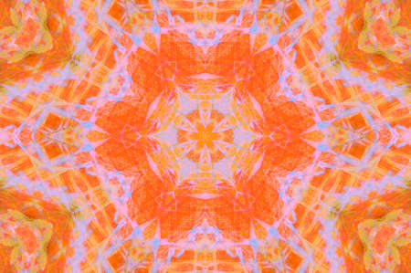 Abstract Colorful Painted Kaleidoscopic Graphic Background. Futuristic Psychedelic Hypnotic Backdrop...