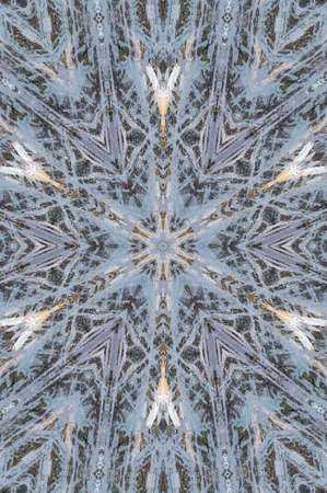 Abstract Colorful Painted Kaleidoscopic Graphic Background. Futuristic Psychedelic Hypnotic Backdrop Pattern With Texture. Folk Ethnic Floral Ornamental Mandala. Vintage Decorative Geometric Mosaicの写真素材