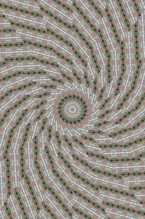 Abstract Colorful Painted Kaleidoscopic Graphic Background. Futuristic Psychedelic Hypnotic Backdrop Pattern With Texture. Folk Ethnic Floral Ornamental Mandala. Vintage Decorative Geometric Mosaicの写真素材