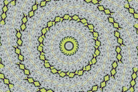 Abstract Colorful Painted Kaleidoscopic Graphic Background. Futuristic Psychedelic Hypnotic Backdrop...