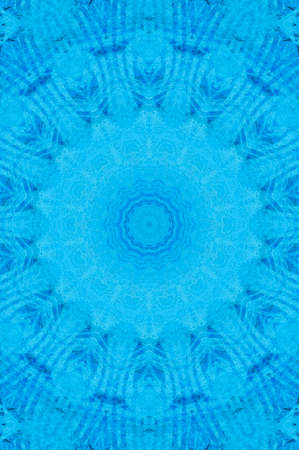 Abstract Colorful Painted Kaleidoscopic Graphic Background. Futuristic Psychedelic Hypnotic Backdrop...