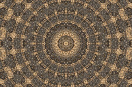 Abstract Colorful Painted Kaleidoscopic Graphic Background. Futuristic Psychedelic Hypnotic Backdrop...