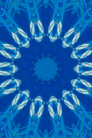 Abstract Colorful Painted Kaleidoscopic Graphic Background. Futuristic Psychedelic Hypnotic Backdrop...