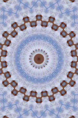 Abstract Colorful Painted Kaleidoscopic Graphic Background. Futuristic Psychedelic Hypnotic Backdrop Pattern With Texture. Folk Ethnic Floral Ornamental Mandala. Vintage Decorative Geometric Mosaicの写真素材