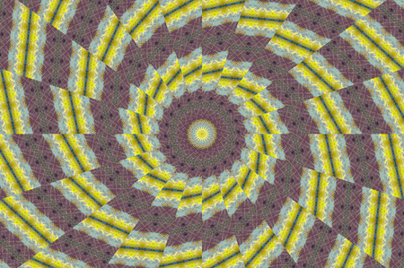 Abstract Colorful Painted Kaleidoscopic Graphic Background. Futuristic Psychedelic Hypnotic Backdrop...