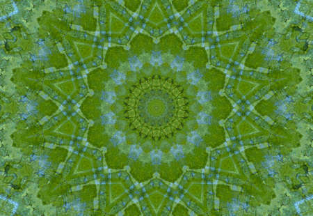 Abstract Colorful Painted Kaleidoscopic Graphic Background. Futuristic Psychedelic Hypnotic Backdrop...