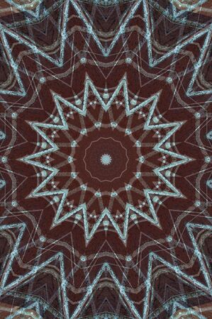 Abstract Colorful Painted Kaleidoscopic Graphic Background. Futuristic Psychedelic Hypnotic Backdrop...