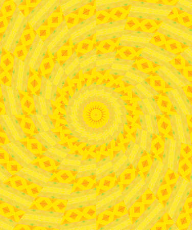 Abstract Colorful Painted Kaleidoscopic Graphic Background. Futuristic Psychedelic Hypnotic Backdrop Pattern With Texture. Folk Ethnic Floral Ornamental Mandala. Vintage Decorative Geometric Mosaicの写真素材