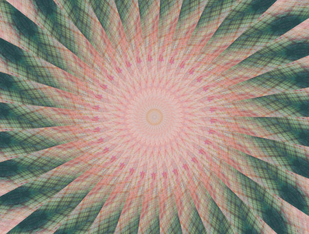 Abstract Colorful Painted Kaleidoscopic Graphic Background. Futuristic Psychedelic Hypnotic Backdrop Pattern With Texture. Folk Ethnic Floral Ornamental Mandala. Vintage Decorative Geometric Mosaicの写真素材