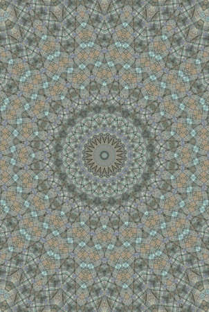 Abstract Colorful Painted Kaleidoscopic Graphic Background. Futuristic Psychedelic Hypnotic Backdrop...