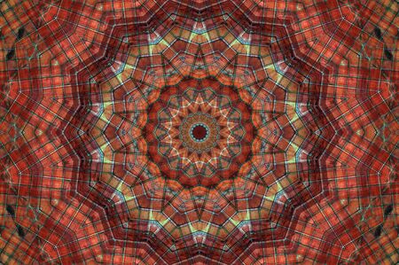 Abstract Colorful Painted Kaleidoscopic Graphic Background. Futuristic Psychedelic Hypnotic Backdrop...