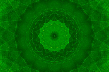 Abstract Colorful Painted Kaleidoscopic Graphic Background. Futuristic Psychedelic Hypnotic Backdrop Pattern With Texture. Folk Ethnic Floral Ornamental Mandala. Vintage Decorative Geometric Mosaicの写真素材