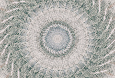 Abstract Colorful Painted Kaleidoscopic Graphic Background. Futuristic Psychedelic Hypnotic Backdrop Pattern With Texture. Folk Ethnic Floral Ornamental Mandala. Vintage Decorative Geometric Mosaicの写真素材