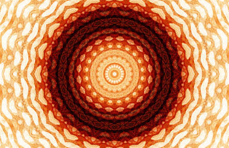 Abstract Colorful Painted Kaleidoscopic Graphic Background. Futuristic Psychedelic Hypnotic Backdrop Pattern With Texture. Folk Ethnic Floral Ornamental Mandala. Vintage Decorative Geometric Mosaicの写真素材