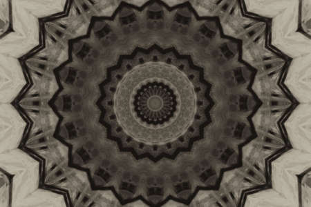 Abstract Colorful Painted Kaleidoscopic Graphic Background. Futuristic Psychedelic Hypnotic Backdrop...