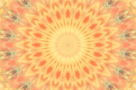 Abstract Colorful Painted Kaleidoscopic Graphic Background. Futuristic Psychedelic Hypnotic Backdrop...