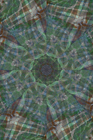 Abstract Colorful Painted Kaleidoscopic Graphic Background. Futuristic Psychedelic Hypnotic Backdrop...