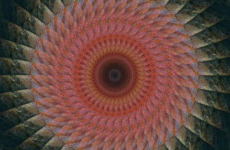 Abstract Colorful Painted Kaleidoscopic Graphic Background. Futuristic Psychedelic Hypnotic Backdrop...