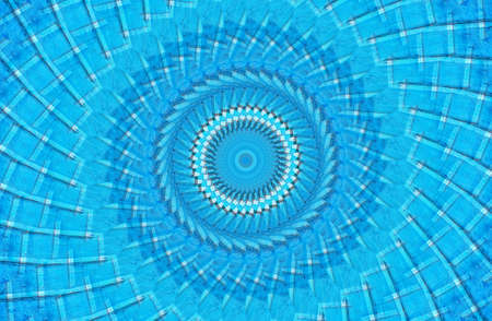 Abstract Colorful Painted Kaleidoscopic Graphic Background. Futuristic Psychedelic Hypnotic Backdrop Pattern With Texture. Folk Ethnic Floral Ornamental Mandala. Vintage Decorative Geometric Mosaicの写真素材