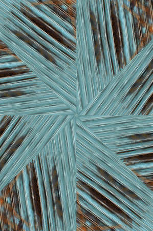 Abstract Colorful Painted Kaleidoscopic Graphic Background. Futuristic Psychedelic Hypnotic Backdrop Pattern With Texture. Folk Ethnic Floral Ornamental Mandala. Vintage Decorative Geometric Mosaicの写真素材