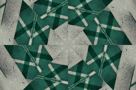 Abstract Colorful Painted Kaleidoscopic Graphic Background. Futuristic Psychedelic Hypnotic Backdrop Pattern With Texture. Folk Ethnic Floral Ornamental Mandala. Vintage Decorative Geometric Mosaicの写真素材