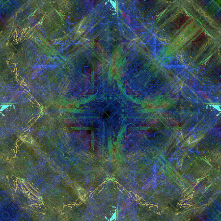 Old Color Grunge Painted Plaster Stucco Wall Vintage Weathered Frame With Abstract Antique Cracked Scratched Texture And Retro Pattern. Empty Space For Image Or Text. Squareの写真素材