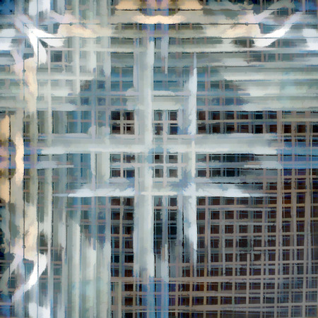 Old Color Grunge Painted Plaster Stucco Wall Vintage Weathered Frame With Abstract Antique Cracked Scratched Texture And Retro Pattern. Empty Space For Image Or Text. Squareの写真素材