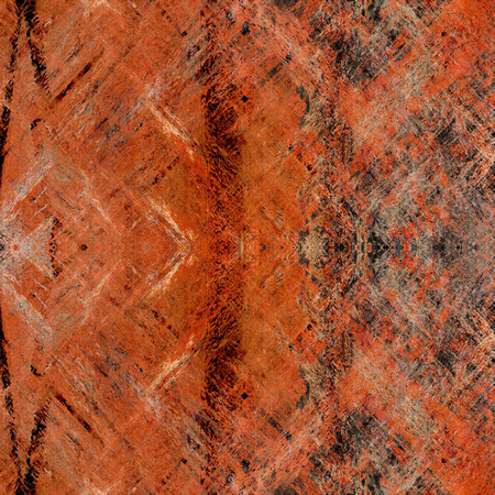Old Color Grunge Painted Plaster Stucco Wall Vintage Weathered Frame With Abstract Antique Cracked Scratched Texture And Retro Pattern. Empty Space For Image Or Text. Squareの写真素材