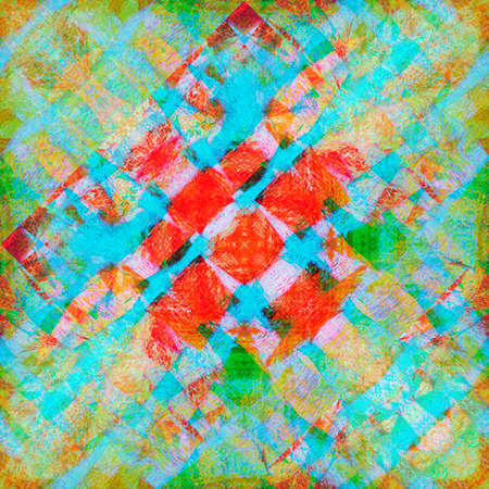 Grunge splatter paint colorful background. Modern futuristic painted wall for backdrop or wallpaper with copy space. Close up imageの写真素材