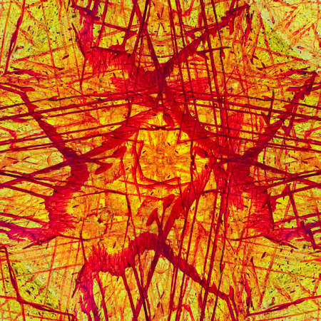 Grunge splatter paint colorful background. Modern futuristic painted wall for backdrop or wallpaper with copy space. Close up imageの写真素材