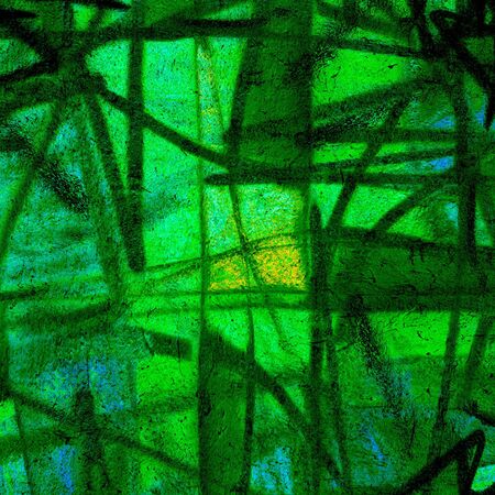 Grunge splatter paint colorful background. Modern futuristic painted wall for backdrop or wallpaper with copy space. Close up imageの写真素材