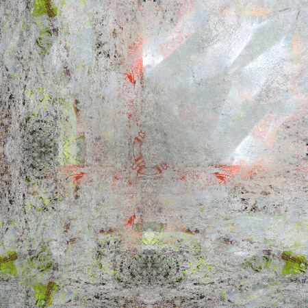 Grunge old painted exterior or interior wall. Modern futuristic painted wall for backdrop or...