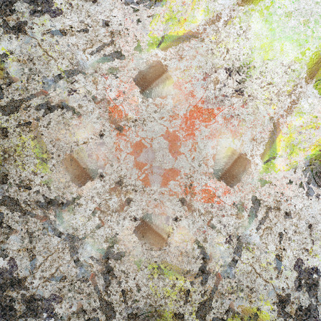 Grunge old painted exterior or interior wall. Modern futuristic painted wall for backdrop or...