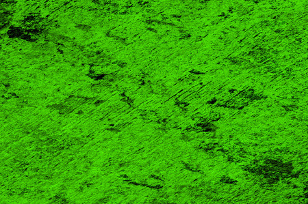Green Black White Aged Grunge Wall Background. Old Weathered Peeled Painted Plaster Backdrop. Abstract Antique Cracked Stain Texture Background. Damaged Retro Stucco Scratched Patternの写真素材