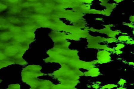 Green Black White Aged Grunge Wall Background. Old Weathered Peeled Painted Plaster Backdrop. Abstract Antique Cracked Stain Texture Background. Damaged Retro Stucco Scratched Patternの写真素材