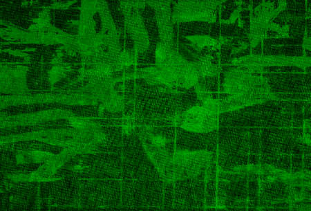 Green Black White Aged Grunge Wall Background. Old Weathered Peeled Painted Plaster Backdrop. Abstract Antique Cracked Stain Texture Background. Damaged Retro Stucco Scratched Patternの写真素材