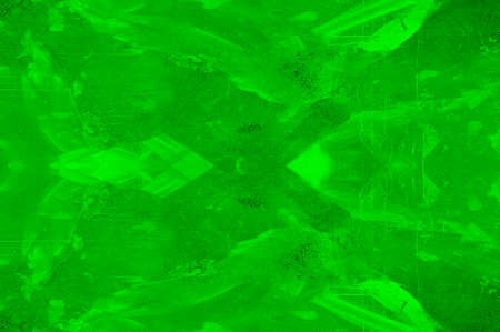 Green Black White Aged Grunge Wall Background. Old Weathered Peeled Painted Plaster Backdrop. Abstract Antique Cracked Stain Texture Background. Damaged Retro Stucco Scratched Patternの写真素材