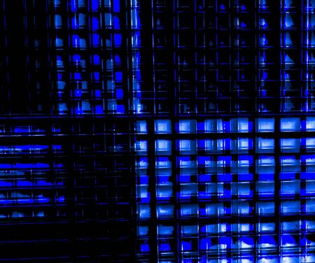 Blue Black White Aged Grunge Wall Background. Navy Old Weathered Peeled Painted Plaster Backdrop. Abstract Antique Cracked Stain Texture Background. Damaged Retro Stucco Scratched Patternの写真素材