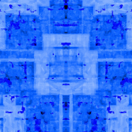 Blue Black White Aged Grunge Wall Background. Navy Old Weathered Peeled Painted Plaster Backdrop. Abstract Antique Cracked Stain Texture Background. Damaged Retro Stucco Scratched Patternの写真素材