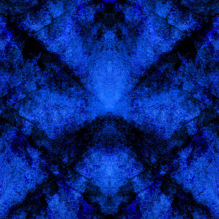 Blue Black White Aged Grunge Wall Background. Navy Old Weathered Peeled Painted Plaster Backdrop. Abstract Antique Cracked Stain Texture Background. Damaged Retro Stucco Scratched Patternの写真素材