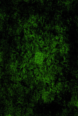 Green Black White Aged Grunge Wall Background. Old Weathered Peeled Painted Plaster Backdrop. Abstract Antique Cracked Stain Texture Background. Damaged Retro Stucco Scratched Patternの写真素材