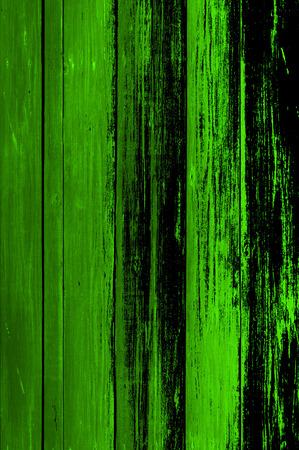 Green Black White Aged Grunge Wall Background. Old Weathered Peeled Painted Plaster Backdrop. Abstract Antique Cracked Stain Texture Background. Damaged Retro Stucco Scratched Patternの写真素材