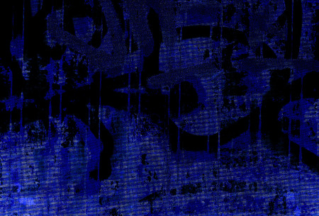 Blue Black White Aged Grunge Wall Background. Navy Old Weathered Peeled Painted Plaster Backdrop. Abstract Antique Cracked Stain Texture Background. Damaged Retro Stucco Scratched Patternの写真素材