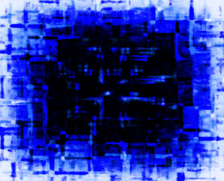 Blue Black White Aged Grunge Wall Background. Navy Old Weathered Peeled Painted Plaster Backdrop. Abstract Antique Cracked Stain Texture Background. Damaged Retro Stucco Scratched Patternの写真素材